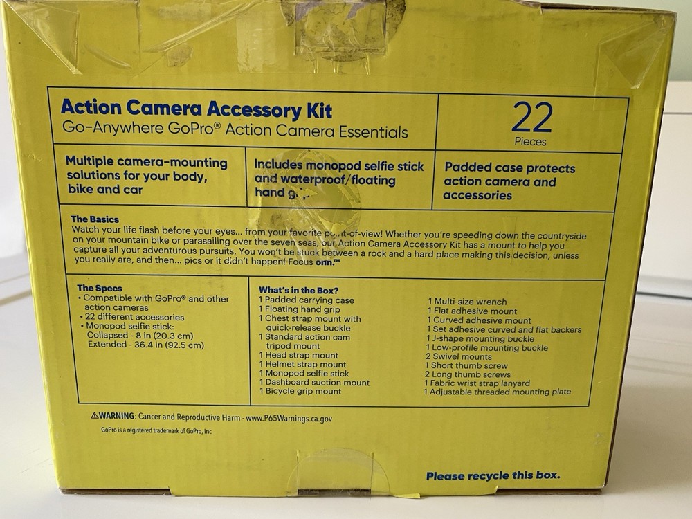 Onn Brand Camera Accessories Set