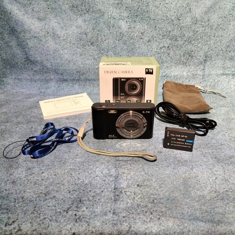 44MP Digital Camera DC302 Black Opened Never Used Excellent Condition