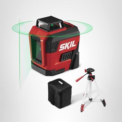 SKIL LL9322G-01 100ft Self-Leveling Green Cross Line Laser Rechargeable Battery