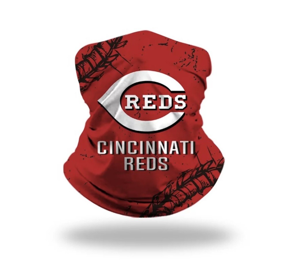 cincinnati reds face mask neck gaiter