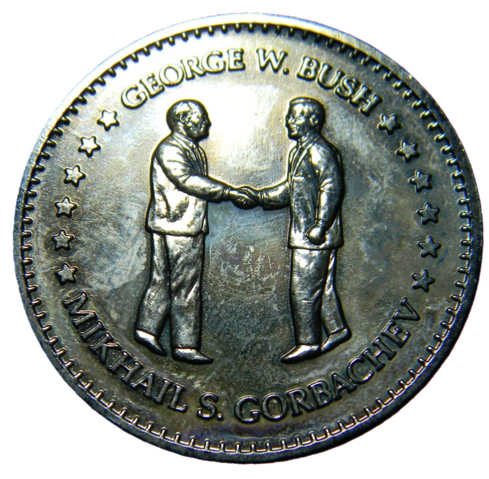 ND Bush Gorbachev Double Eagle Medal  (01601)