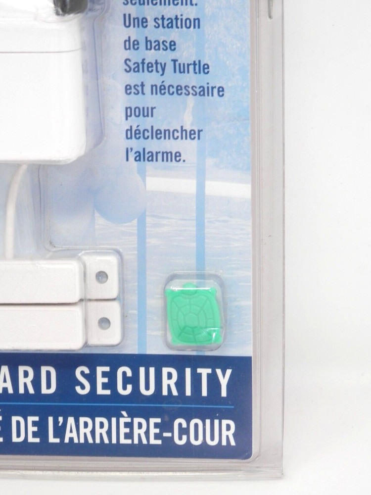 Safety Turtle Wireless Gate Alarm • Backyard Pool Security Green New