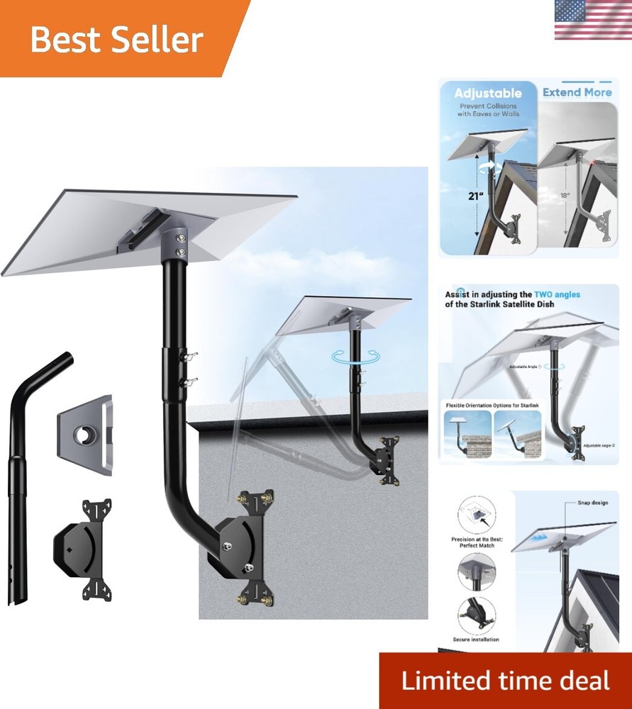 Complete Starlink Gen 3 Mounting Kit - Easy Installation & Versatile Options