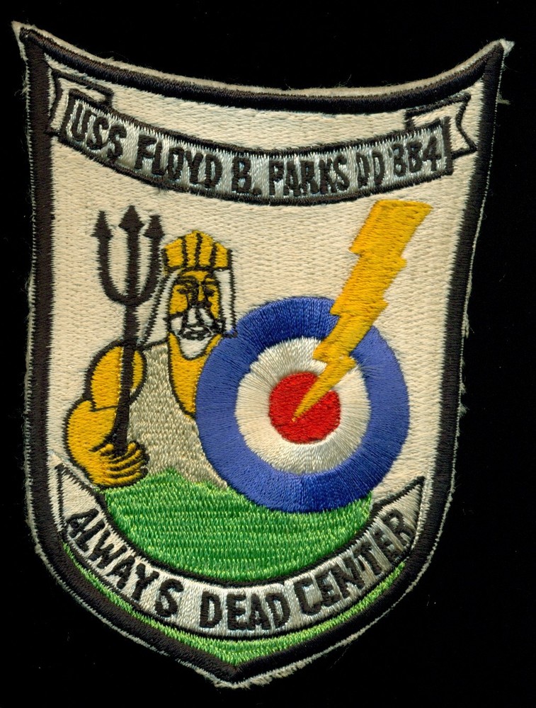 USN USS Floyd B. Parks DD 384 Patch N-7