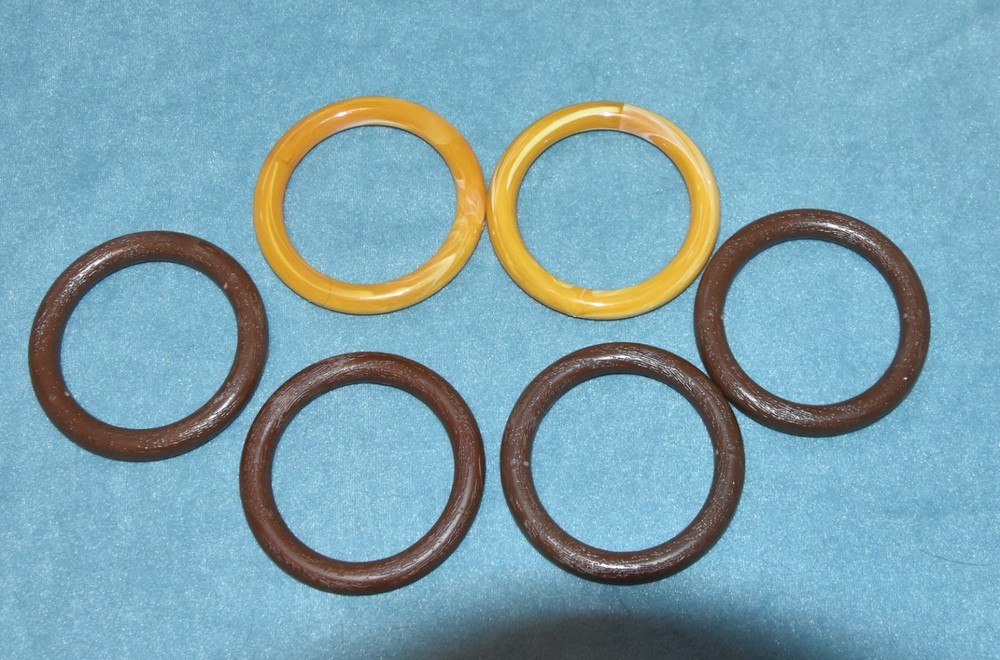 Plastic/Marbella rings 3” diameter Six rings Craft supply Craft ring Macrame