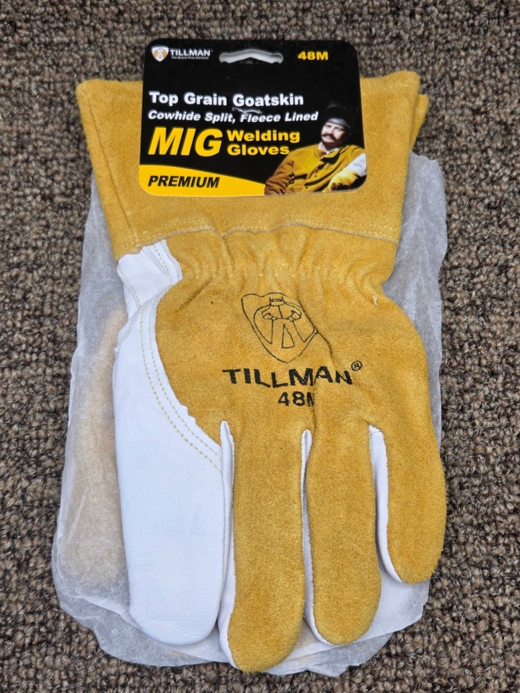 Tillman 48M, Medium MIG Welders Gloves, 1 Pair