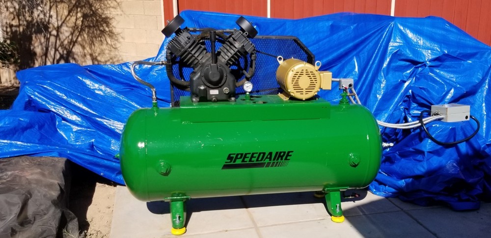 SpeedAire air Compressor 10hp 34 CFM Three Phase