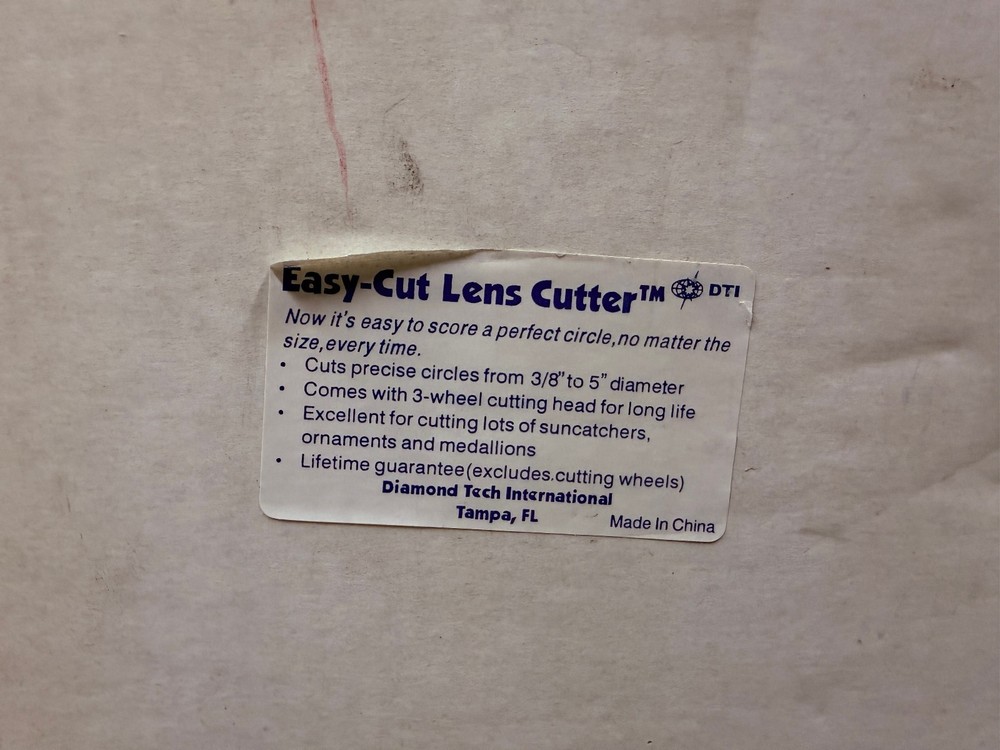 glass cutter for small circles