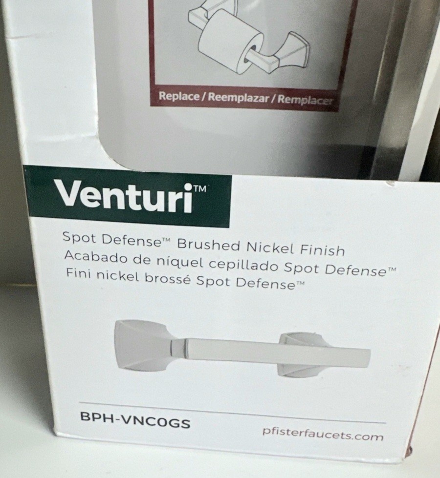 PFister Venturi Brushed Nickel Toilet Paper Holder BPH-VNCOGS Free Shipping