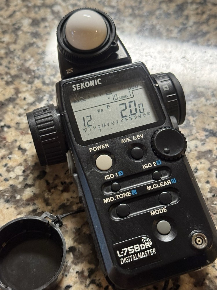 Sekonic L-758DR DigitalMaster Ambient Flash Spot Light Meter