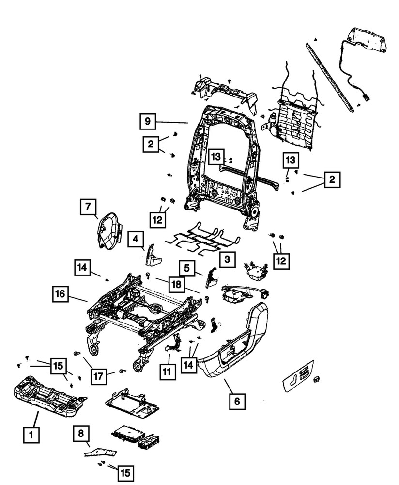 Genuine Mopar Connector Bracket 68050465AA