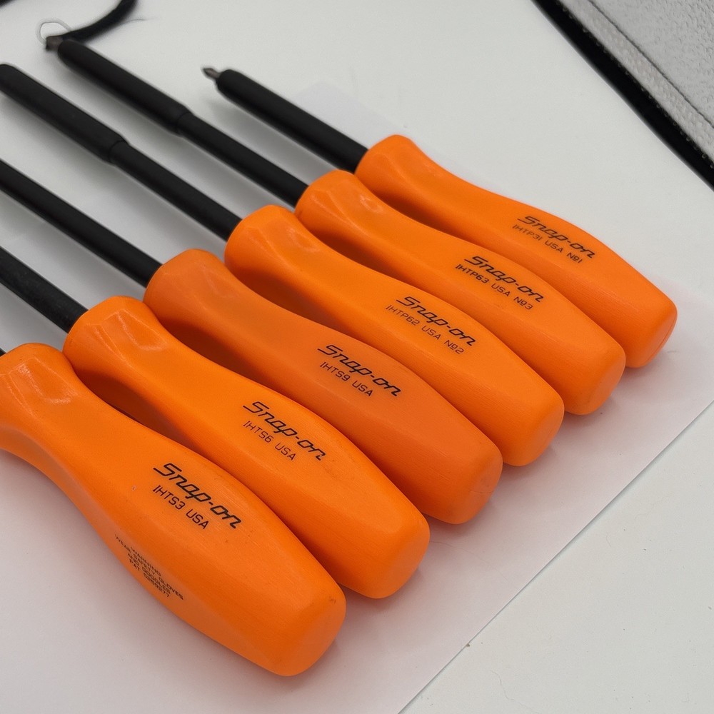 Snap-On IHT60K 6 pc Non-Conductive Composite Insulating Screwdriver Set NICE !!