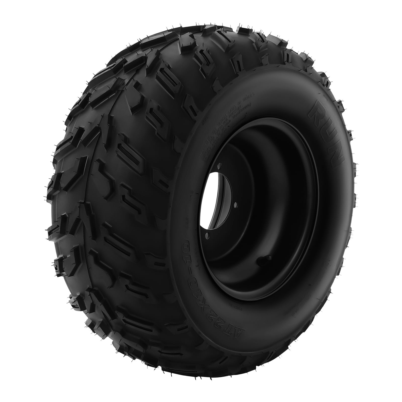 All Terrain ATV Tire 21.65x9.06 Inch Inflatable 6-Layer Rubber 35000lbs