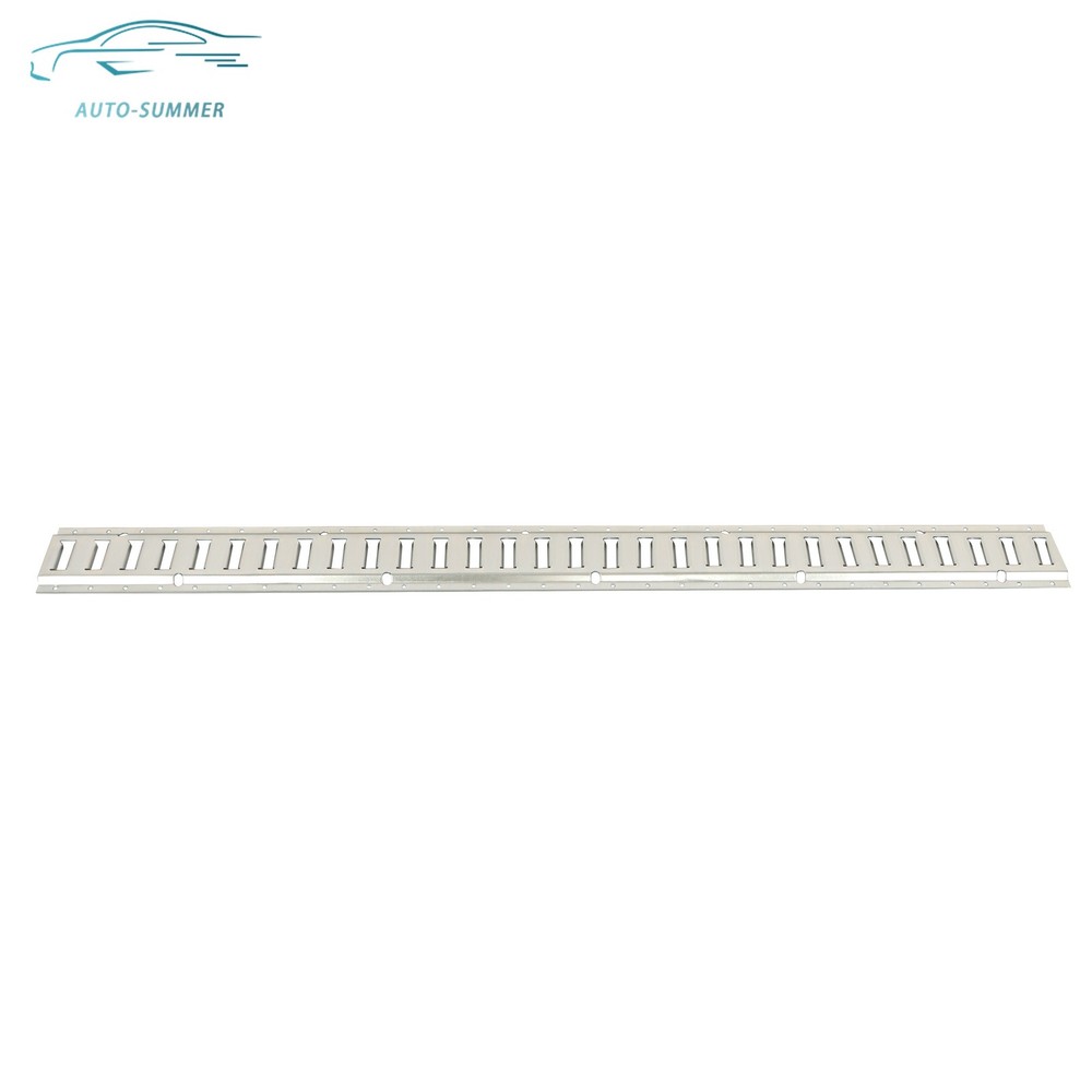 4pc Durable Carbon Steel E Track Tie Down Rail Kit Silver Galvanized Replacement