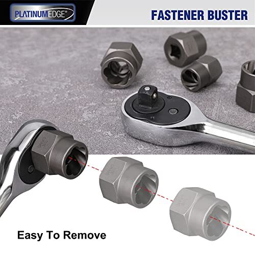 Impact Bolt & Nut Remover Set13 Pieces Bolt Extractor Tool Set Easy To Remove Th
