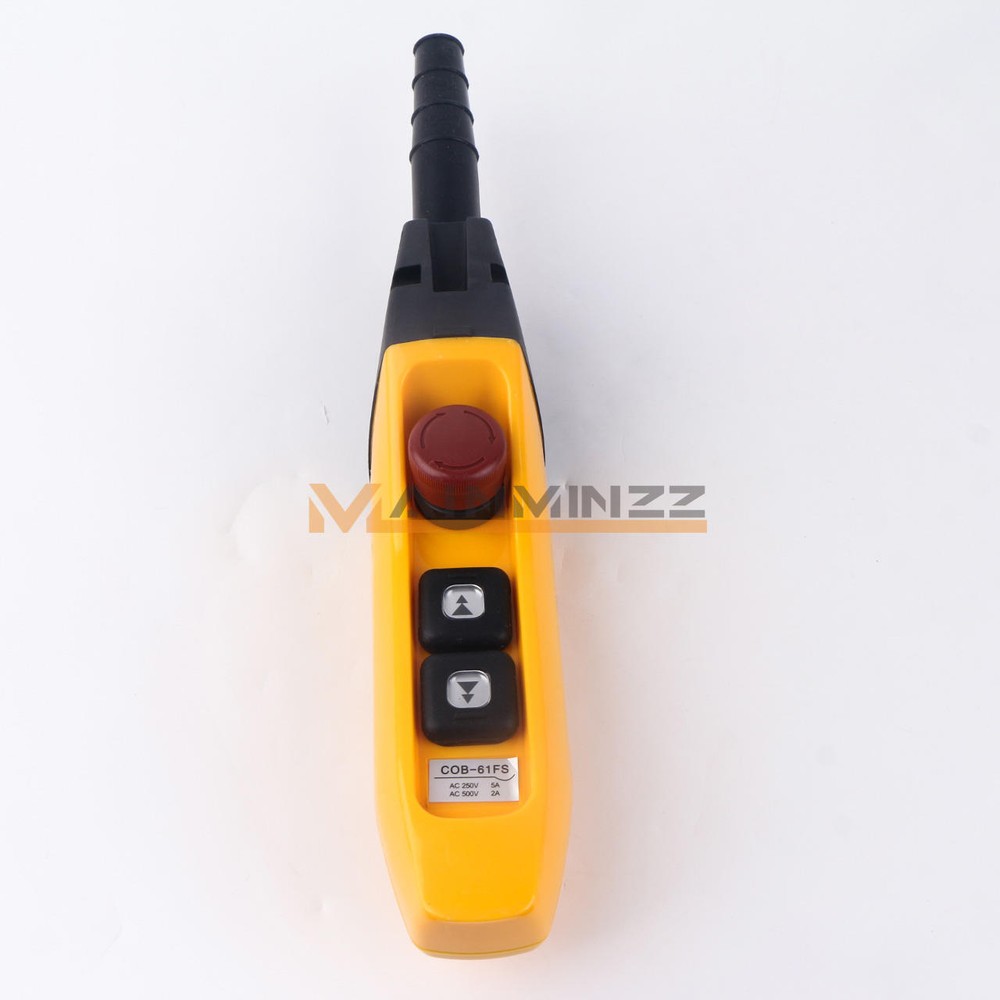 1PCS COB Crane Hoist Control Button switch double speed COB-61FS