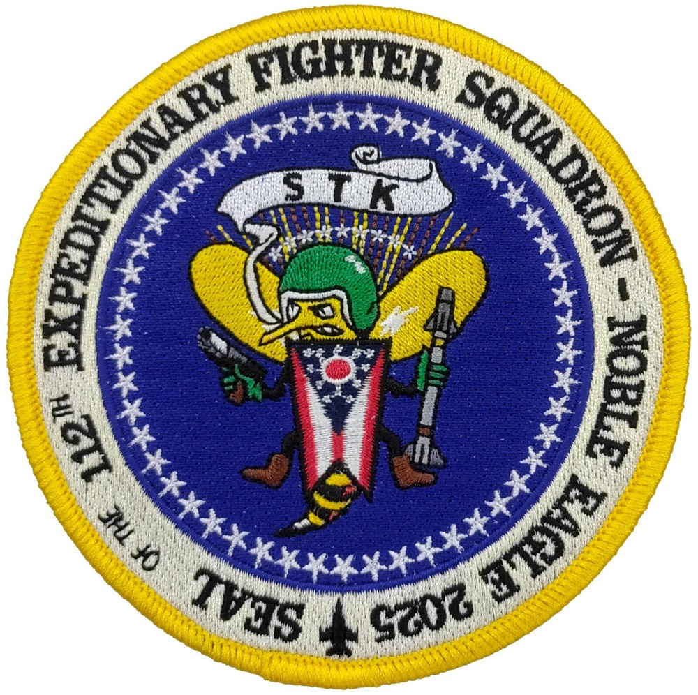 USAF 112th EXPEDITIONARY FIGHTER SQUADRON – NOBLE EAGLE 2025 PATCH