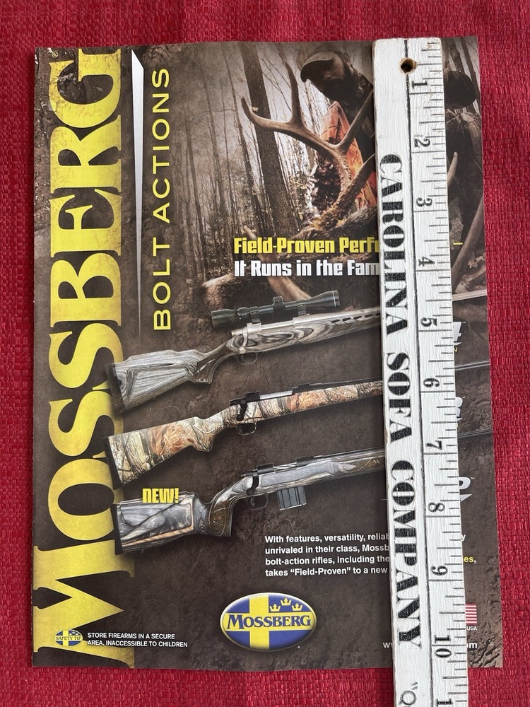 2012 Print Ad Mossberg Bolt Action Rifles Advertisement