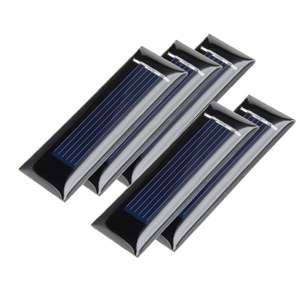 uxcell® 5Pcs 0.5V 100mA Poly Mini Solar Cell Panel Module DIY for Phone...