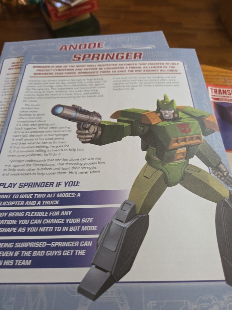 Transformers Roleplaying Game: Beginner Box Roll Out 2024 Hasbro. Open Box Only.