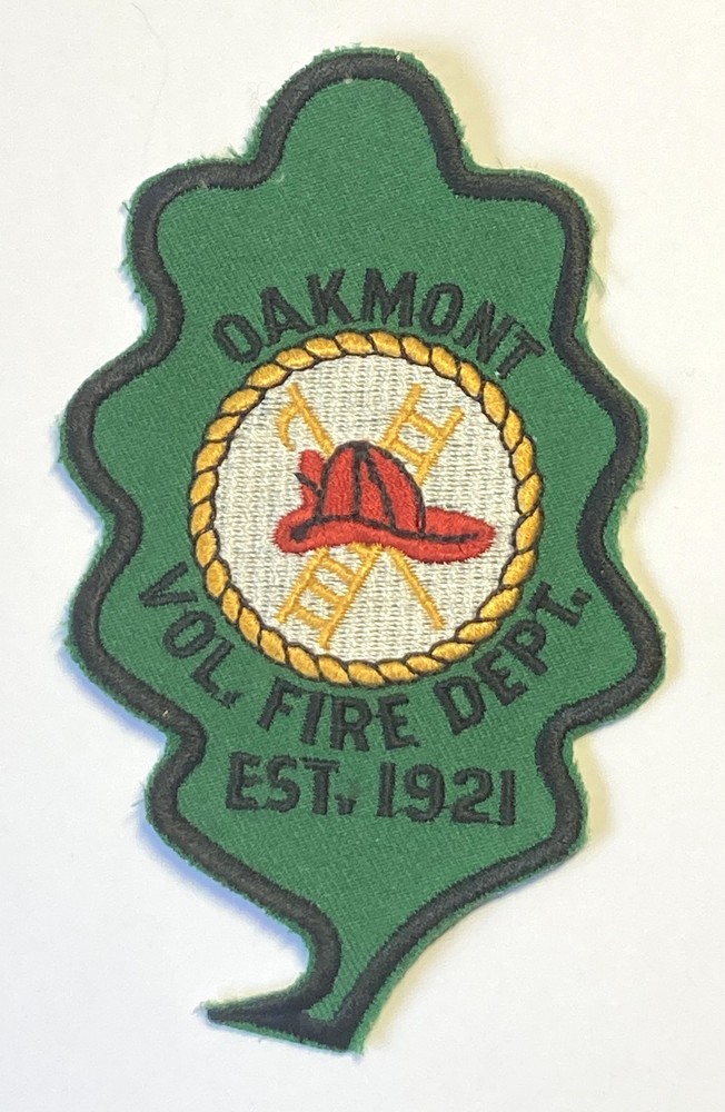 Oakmont Pennsylvania Vjolunteer Fire Dept Patch