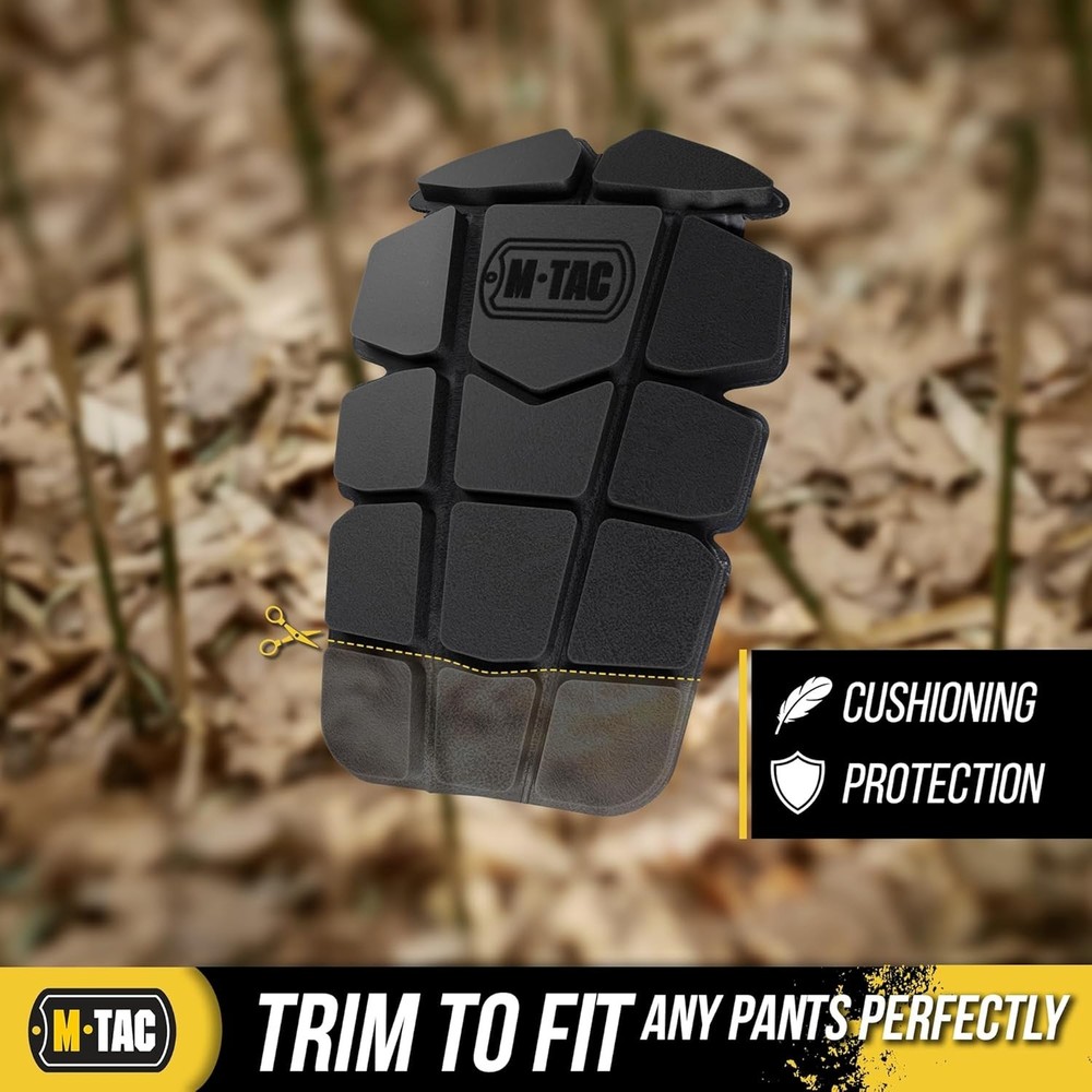Memory Foam Knee Pad Inserts - Lightweight & Adjustable for Work & Tactical Use