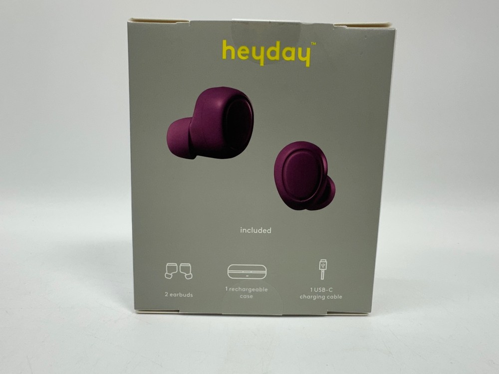 True Wireless Bluetooth Earbuds - heyday - Dark Cherry
