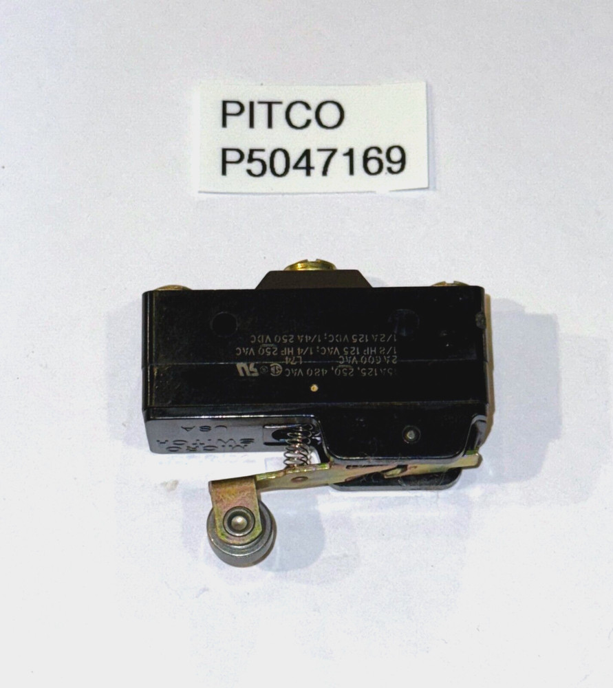 PITCO ROLLER LEVER 20A MICROSWITCH P5047169