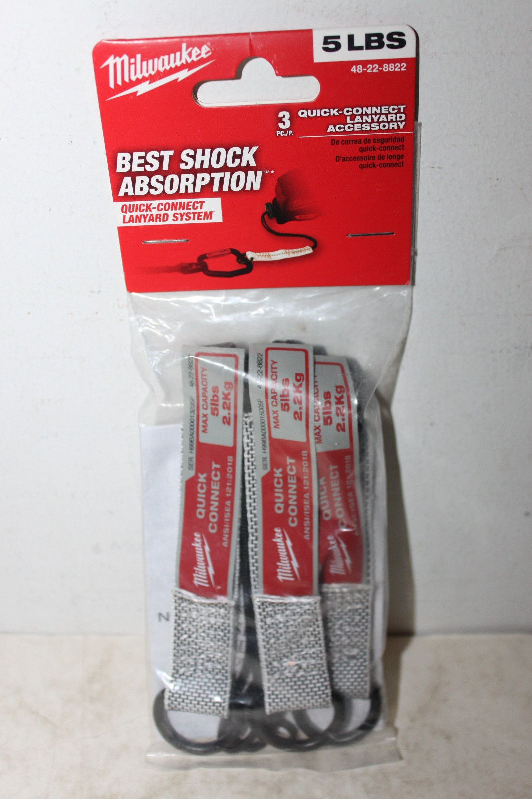 Milwaukee Tool 48-22-8822 3 Pc. 5 Lb. Small Quick-Connect Accessory