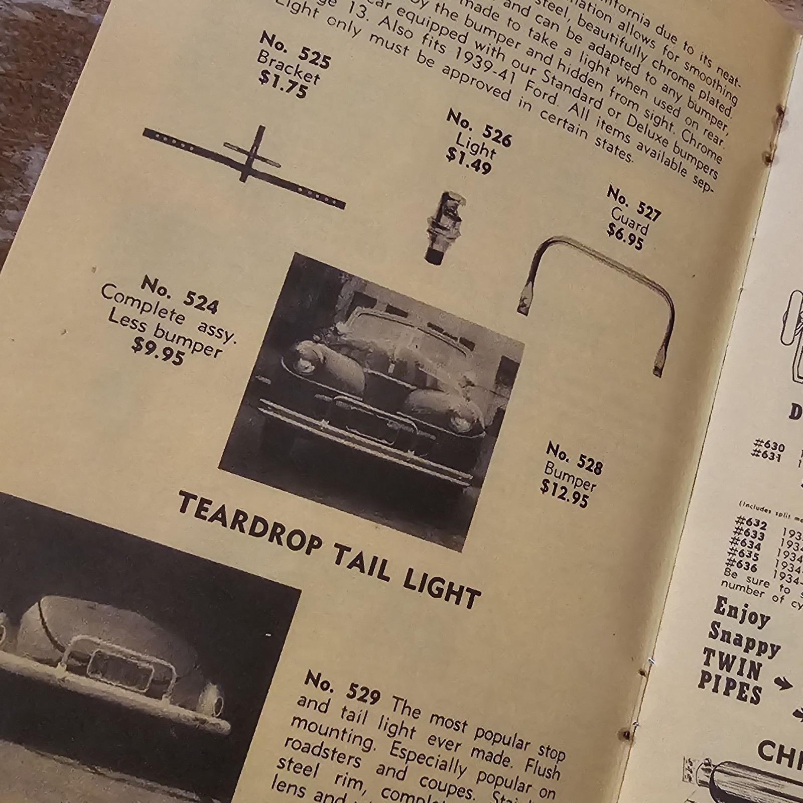 1948 Eastern Auto Accessories Catalog hot rod custom speed shop Cal auto ford V8