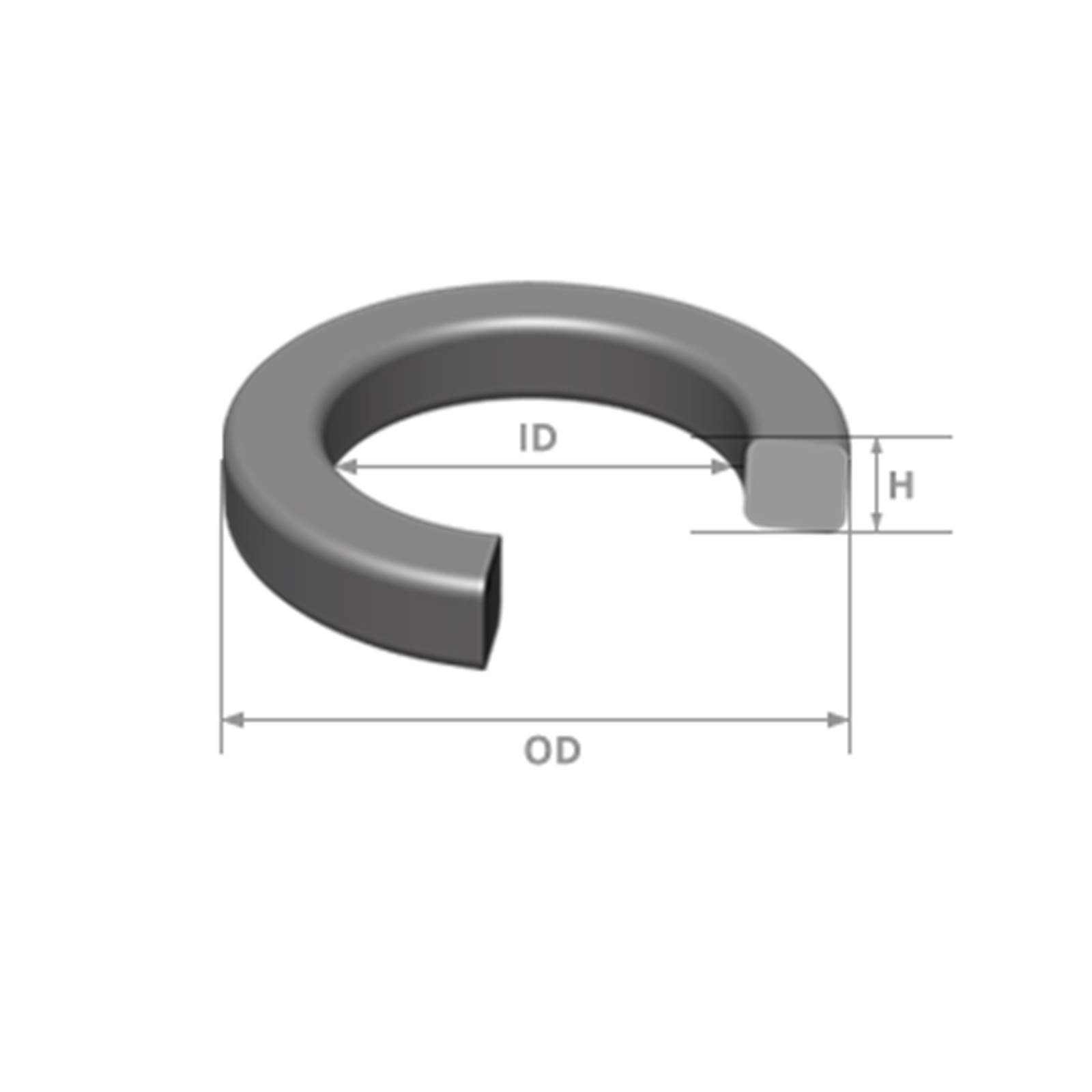 R-334 Square O-Ring (ID: 2 5/8", CS 3/16", OD 3") by ContractorsX