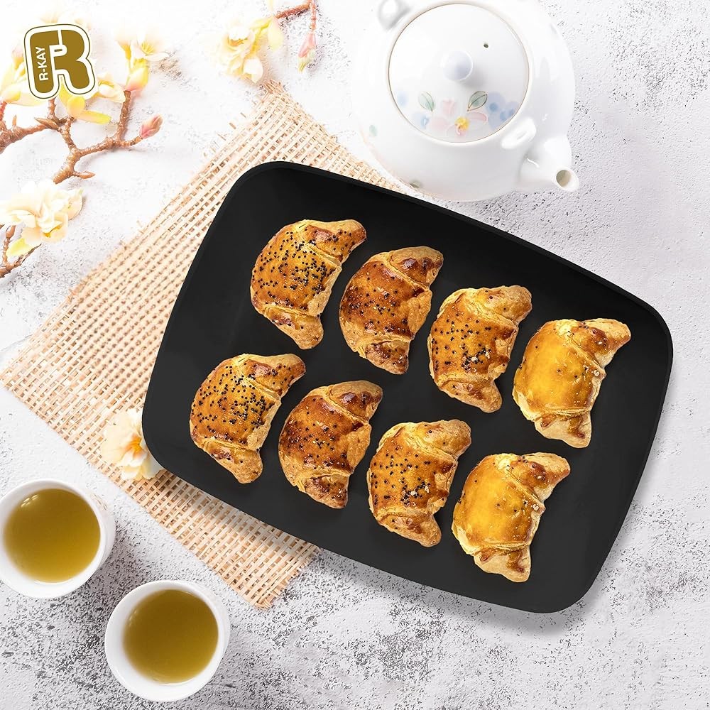 Plastic Serving Trays -, Party Platters - Bla
