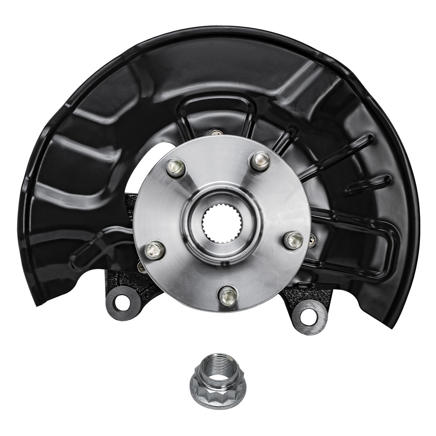 Front Steering Knuckles & Wheel Hub Bearings for 2014-2018 Toyota Corolla Matrix