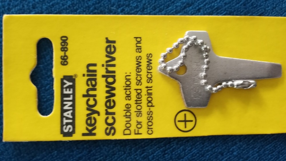 STANLEY 66-890 KEY CHAIN SCREWDRIVER / NEW