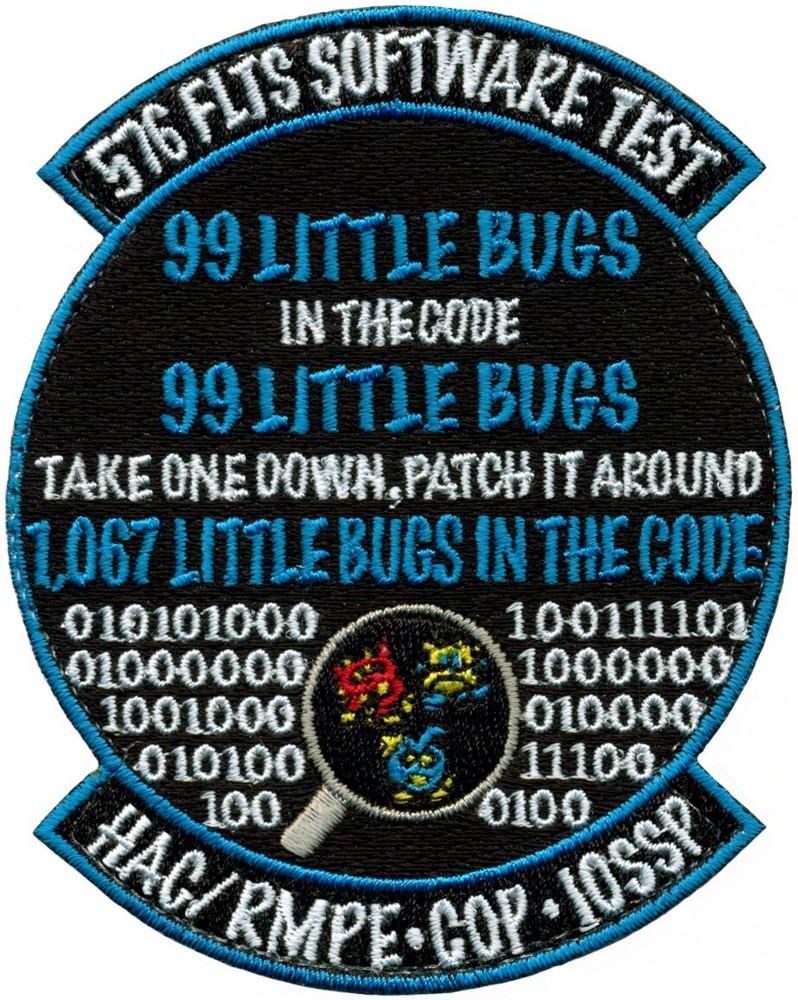 USAF 576th FLIGHT TEST SQUADRON – SOFTWARE TEST PATCH