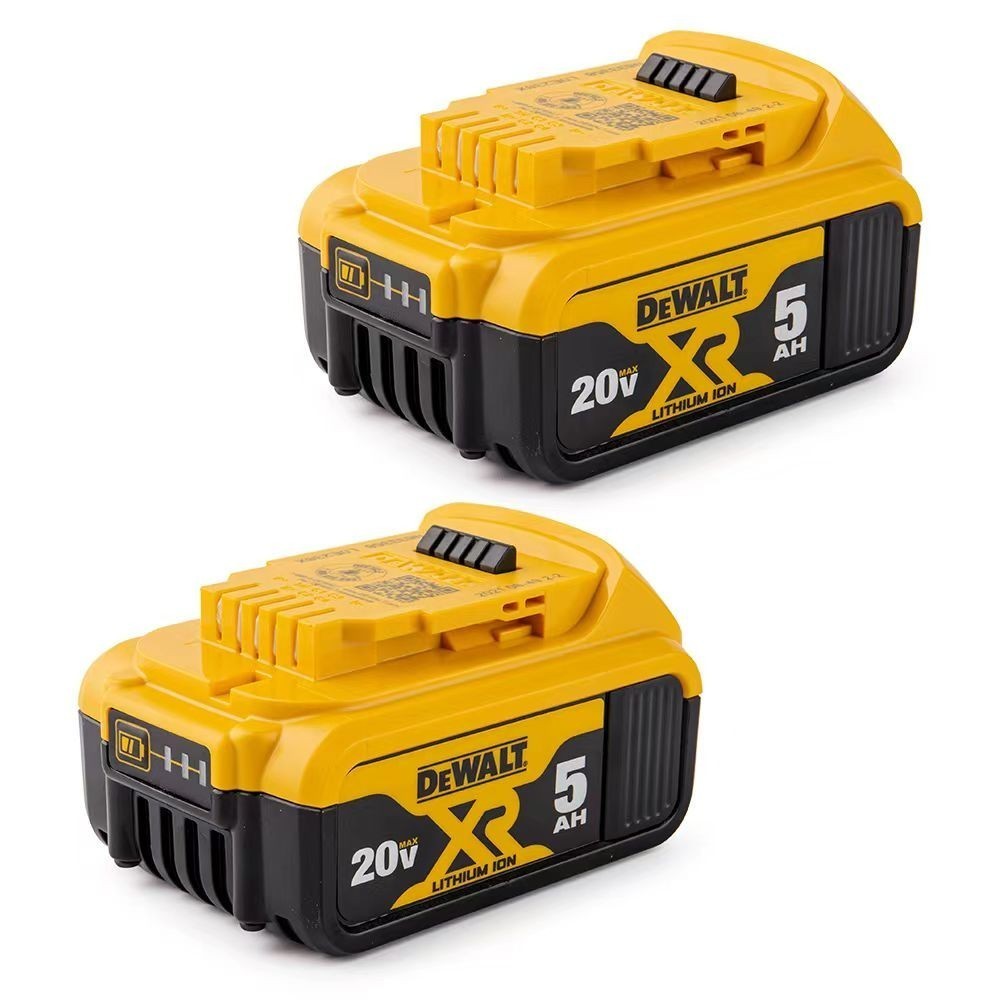 DEWALT 20V MAX XR 5 Ah Lithium Ion Battery Premium High Capacity (DCB205-2)