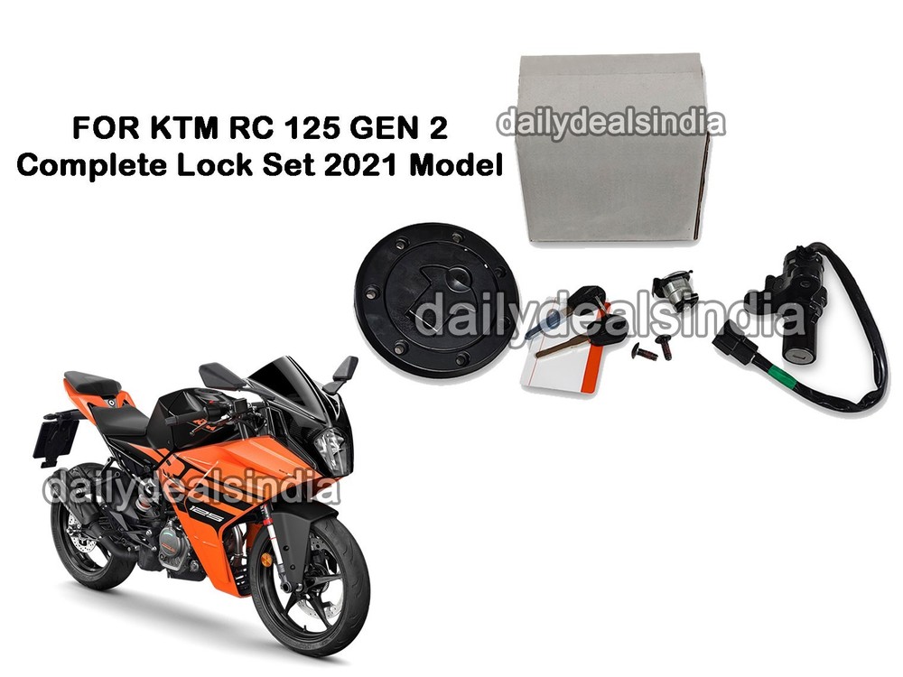 For KTM RC 125 GEN 2 Complete Lock Set 2021 Model