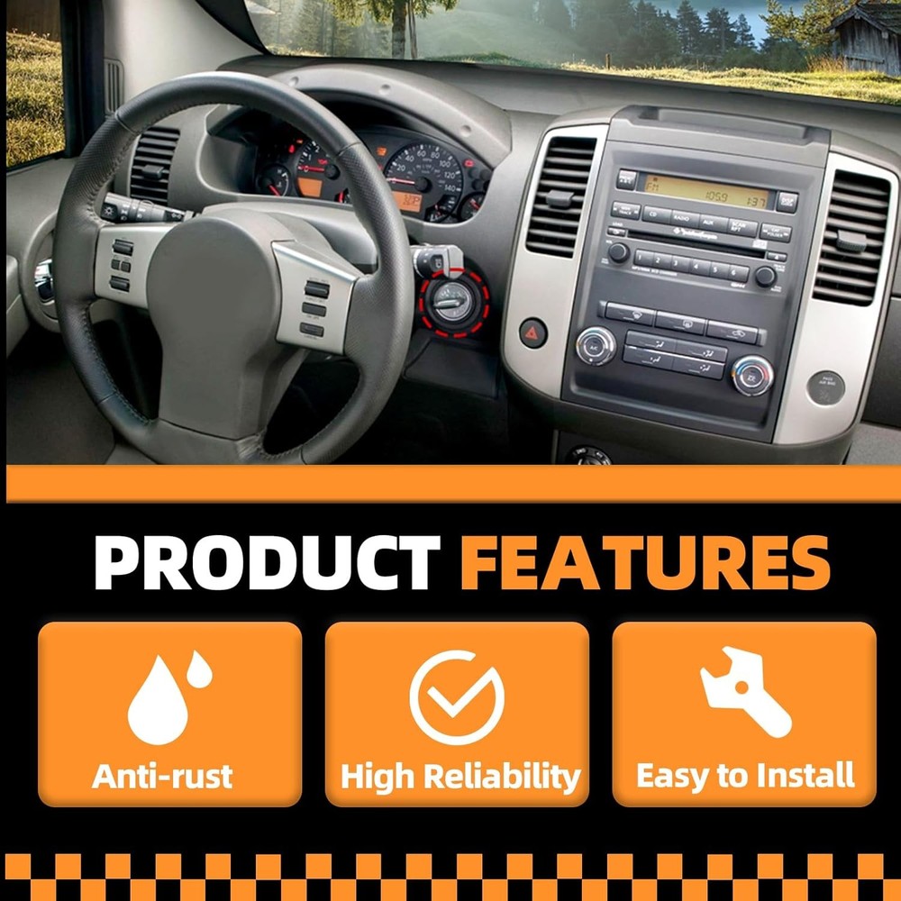 Ignition Switch Lock Cylinder Compatible with 2001-2010 Chrysler Durango Dakota