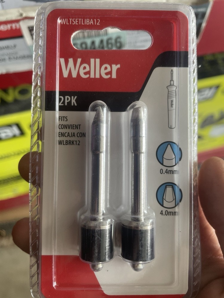 Weller 12-Watt 2 Pack Soldering Tips WLTSETLIBA12