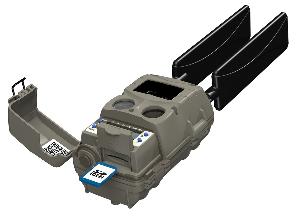 Cuddeback Tracks Black Flash Cell Camera Dual Carrier