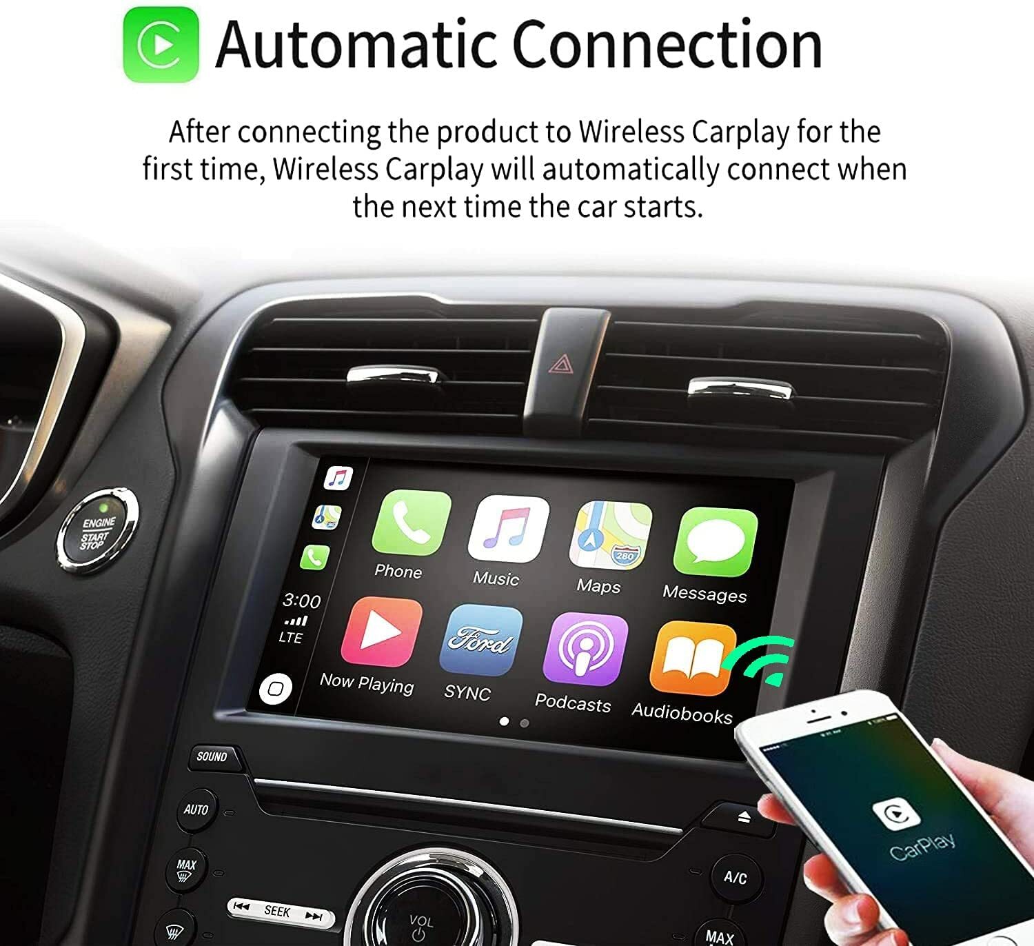 SYNC 2 to SYNC 3 3.4 Upgrade Wireless Carplay Kit Fit for Ford Sync3 APIM NA223