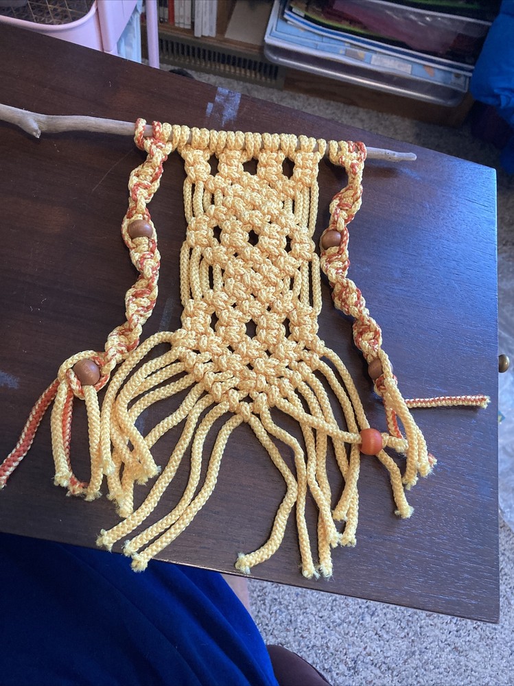 Lot Vtg. Macrame Work Board + Pins + Macrame for Beginners + Projects
