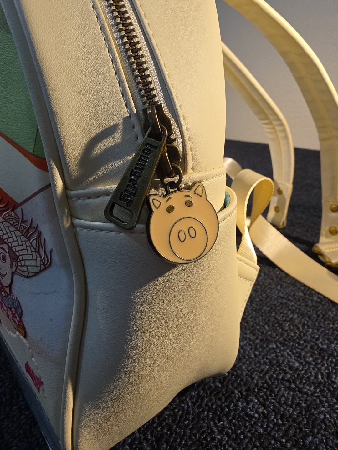 Loungefly Disney Pixar Toy Story 3 Beach Mini Backpack Hard Tag Zip Bag