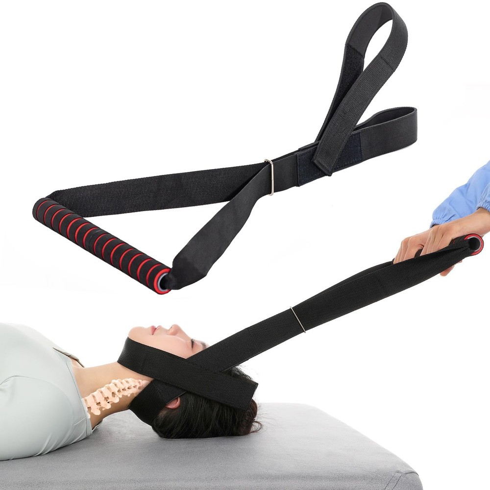 Neck Stretcher Strap - Decompression Device for Spine Chiropractic, Neck Disc...