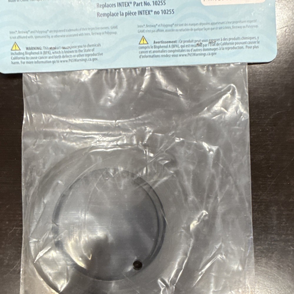 GAME Strainer Washer 2 Pack Rubber Replacement Part for Intex Pools MPN 10255