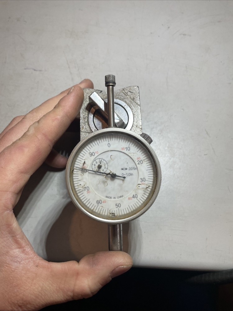 1” Range Dial Indicator (0.001”) With Magnetic Base