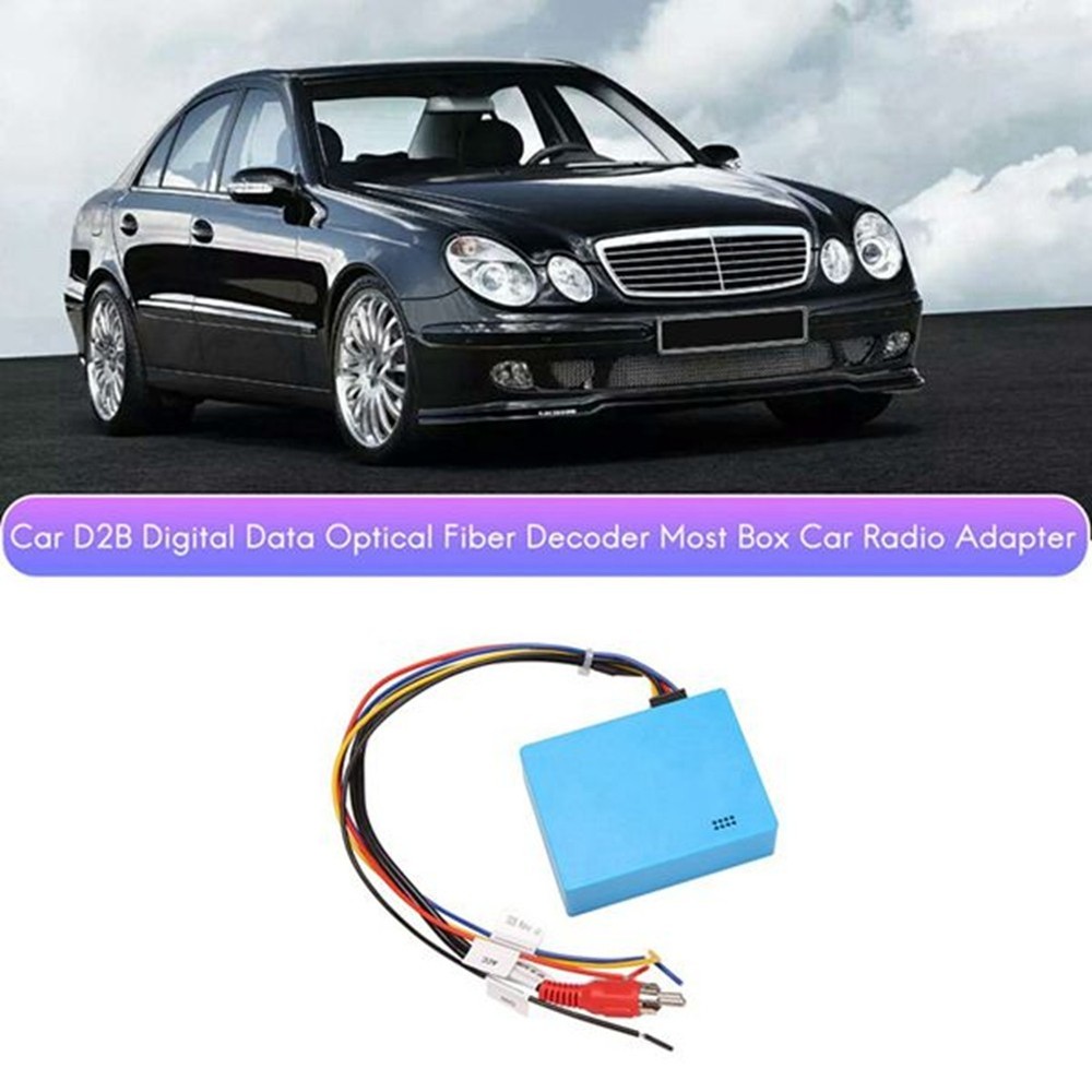 Car D2B Digital Data Fiber Optic Decoder Car Stereo Adapter for ML SL E9265