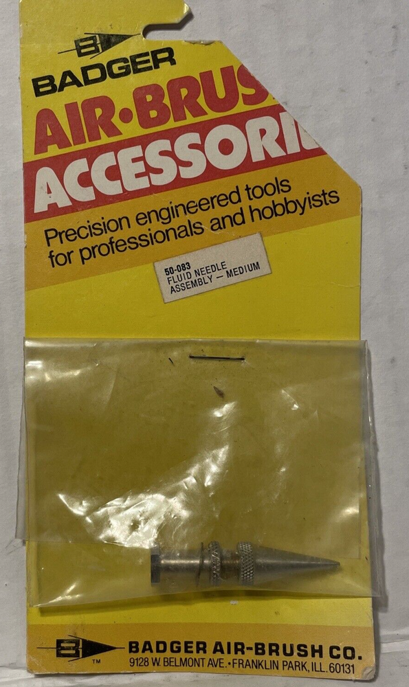 Badger Air Brush #50-083 Fluid Needle Assembly - Medium NOS