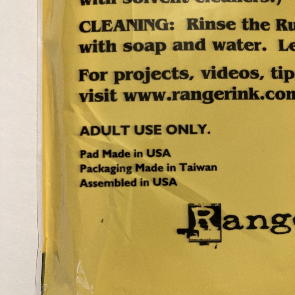 Stamp Cleaning Pad Inkssentials Rub It Scrub It Ranger