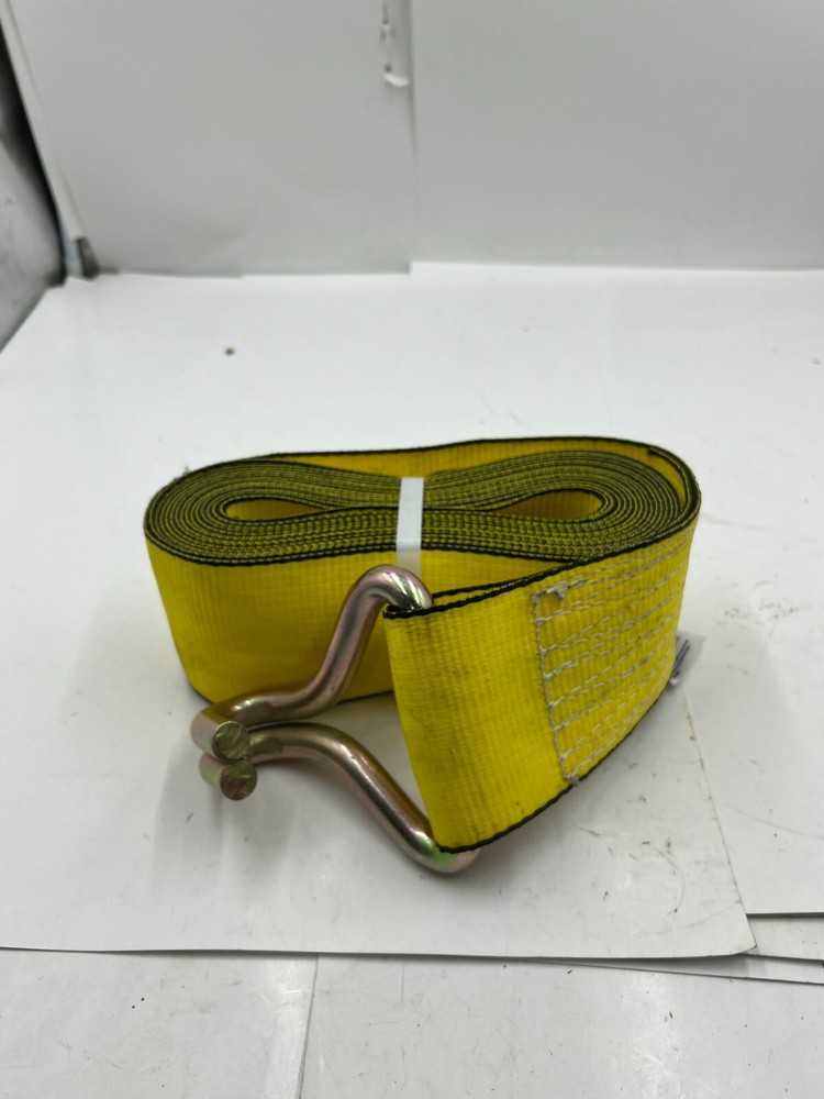 USCC US Cargo Control Yellow Strap J Hook 5400lbs Work Load Limit 16200lbs